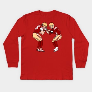 Griddy niners Kids Long Sleeve T-Shirt